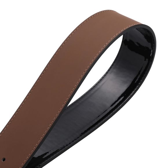 Wide Patent Leather Belt For Women Vintage Waistband Bright Belts For Jeans🤪 - Picture 6 of 6